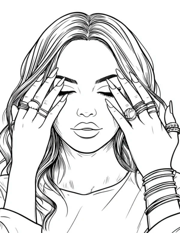 Ryn: Calm looks like this Coloring Book